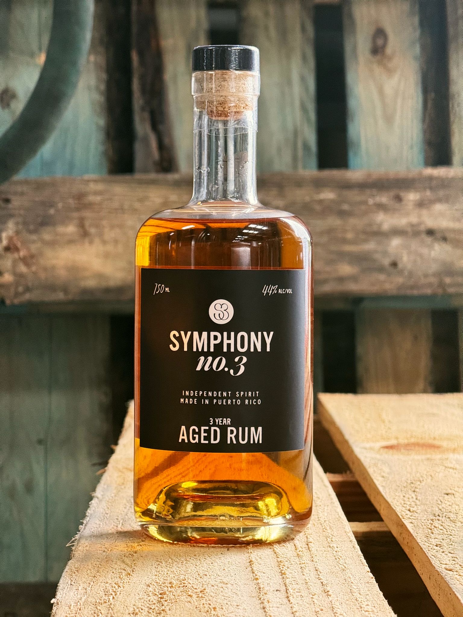 Symphony No. 3 Aged Rum bottle